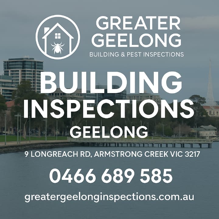 Greater Geelong Building & Pest Inspections — building inspections Geelong, 9 Longreach Rd Armstrong Creek VIC 3217, 0466 689 585